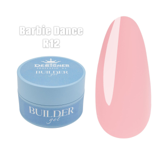 Builder Gel 30 мл., Designer (Моделюючий гель) R12 Barbie Dance