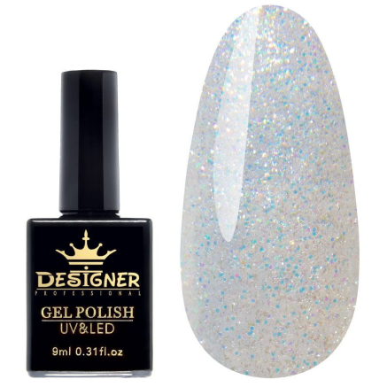 Гель-лак Designer Diamond Kingdom - M325 'Блискучий айсбрег'