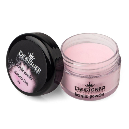 Acrylic Powder 15 г. (Natural pink). - акрилова пудра Designer