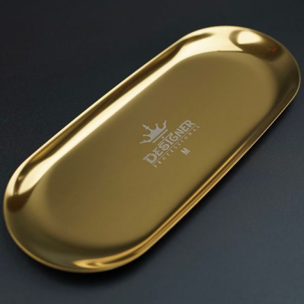 Металевий лоток для інструментів 23 х 9.8 см. Designer - М Gold