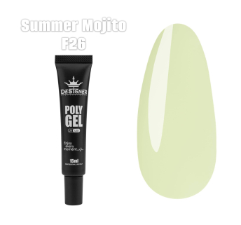 Полігель (15 мл.) Designer F26 Summer Mojito