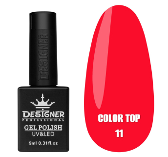 Кольорове топове покриття - Color Top 11 Designer, 9 мл. - вітражне