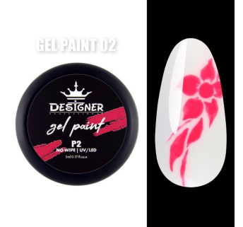 Gel Paint P2 (Розовый) 5 мл. - Гель краска Designer