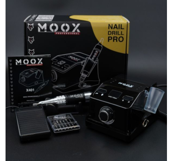 Фрезер Мокс X401 (Black) на 50 000 об/хв. та 70W. для манікюру та педикюру