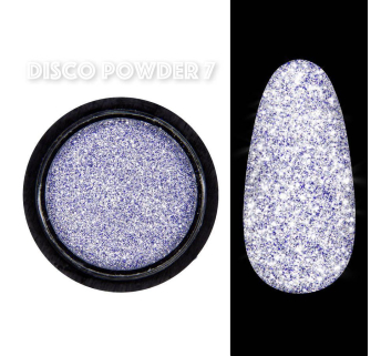 Disco powder №7 - Світловідбивна втирка Designer - Синя