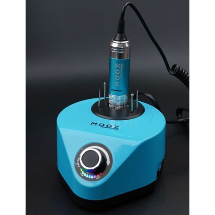 Фрезер Мокс X200 (Light blue) на 50 000 об/хв. та 70W. для манікюру та педикюру Фрезер Мокс X200 (Light blue) на 50 000 об/хв. та 70W. для манікюру та педикюру
