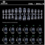 Fast gel tips №18 (Oval, small size) - Гелеві типси Designer