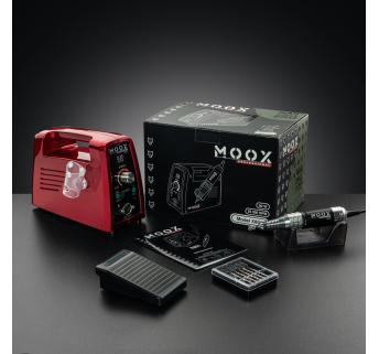 Фрезер Мокс X801 (Червоний) на 55 000 об/хв. та 80W. для манікюру та педикюру