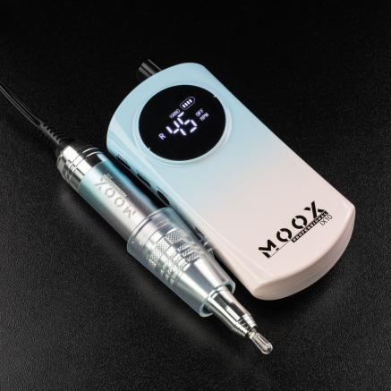 Фрезер Мокс IX10 (Gradient Blue) на акуммуляторі 45 000 об/хв. та 35 W. для манікюру та педикюру Фрезер Мокс IX10 (Gradient Blue) на акуммуляторі 45 000 об/хв. та 35 W. для манікюру та педикюру