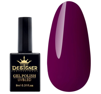 Гель-лак Designer Blueberry Pie - D110 'Насичений бордовий'