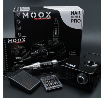Фрезер Мокс X503 (Black) на 45 000 об/хв. та 70W. для манікюру та педикюру