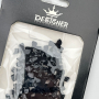 Об'ємний декор для дизайну нігтів 'Чорні бантики' Designer - B6