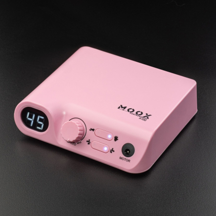 Фрезер Мокс X100 (Рожевий) на 45 000 об/хв. та 70W. для манікюру та педикюру Фрезер Мокс X100 (Рожевий) на 45 000 об/хв. та 70W. для манікюру та педикюру