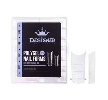 Polygel Nail Forms (Pipe) - Верхні форми Designer