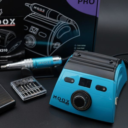 Фрезер Мокс X310 (Light blue) на 50 000 об/хв. та 70W. для манікюру та педикюру