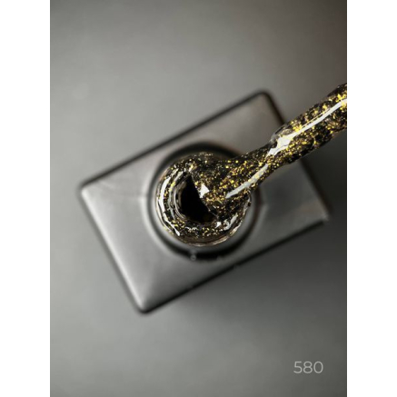Гель лак Star gel 580 Designer (9мл.) - з пластівцями Юкі