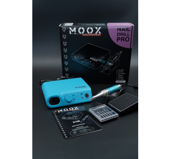Фрезер Мокс X100 (Light blue) на 45 000 об/хв. та 70W. для манікюру та педикюру