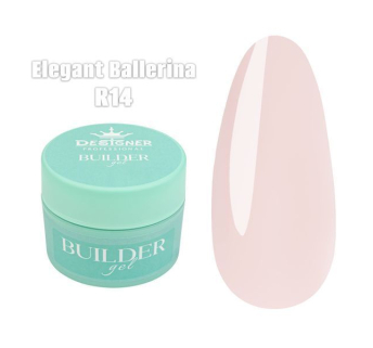 Builder Gel 15 мл., Designer (Моделюючий гель) R14 Elegant Ballerina
