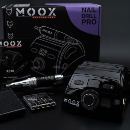 Фрезер Мокс X310 (Black) на 50 000 об/хв. та 70W. для манікюру та педикюру