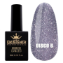 Світловідбивний гель-лак №6 (Антрацитовий), 9 мл. - Disco gel polish Designer