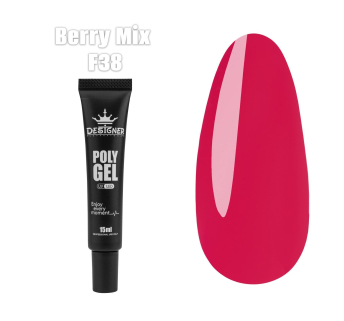 Полигель (15 мл.) Designer F38 Berry Mix