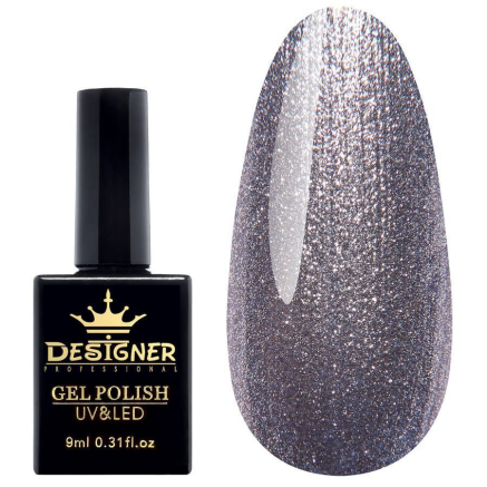 Гель-лак Designer Platinum Lux - O402 'Графіт'