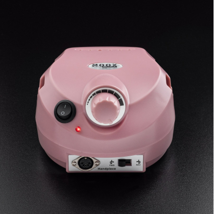Фрезер Мокс X500 (Рожевий) на 45 000 об/хв. та 65W. для манікюру та педикюру Фрезер Мокс X500 (Рожевий) на 45 000 об/хв. та 65W. для манікюру та педикюру