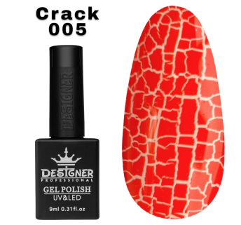 Гель лак Crack effect 005 Designer (9мл.) - з ефектом Кракелюра (утворює декоративні тріщини)