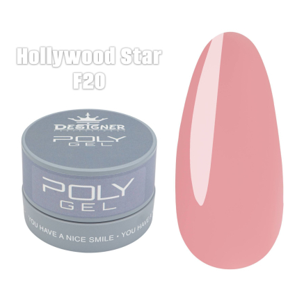Полігель (30 мл., в банці) Designer F20 Hollywood Star