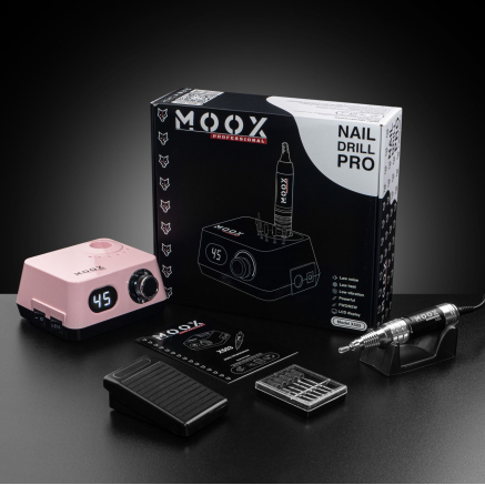 Фрезер Мокс X503 (Pink) на 45 000 об/хв. та 70W. для манікюру та педикюру Фрезер Мокс X503 (Pink) на 45 000 об/хв. та 70W. для манікюру та педикюру