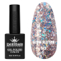 Гель лак Clow Glitter 571 Designer (9мл.) - з пластівцями хамелеон різних розмірів та гліттером