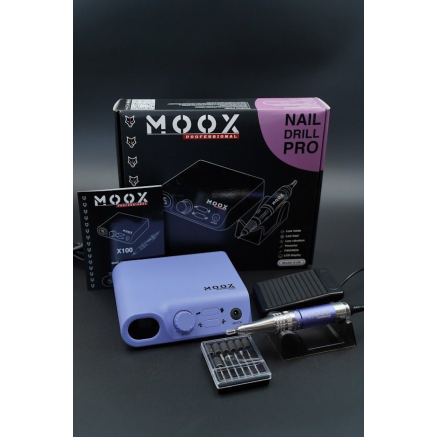 Фрезер Мокс X100 (Purple) на 45 000 об/хв. та 70W. для манікюру та педикюру Фрезер Мокс X100 (Purple) на 45 000 об/хв. та 70W. для манікюру та педикюру