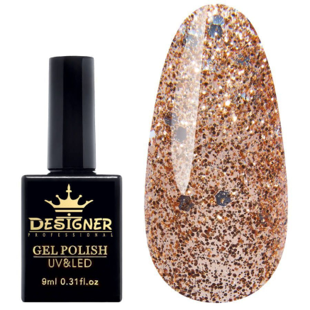 Гель-лак Designer Party Time - L309 'Рожевий дощ'