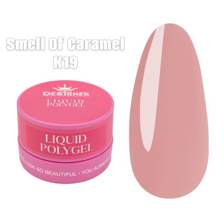 Рідкий полігель (30 мл., в банці) Designer К19 Smell Of Caramel