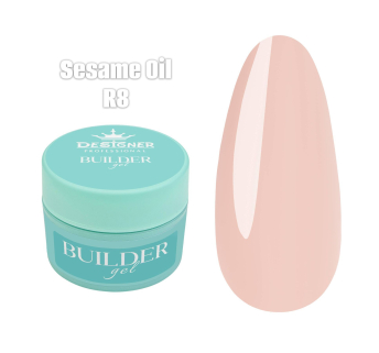 Builder Gel 55 мл., Designer (Моделирующий гель) R8 Sesame Oil