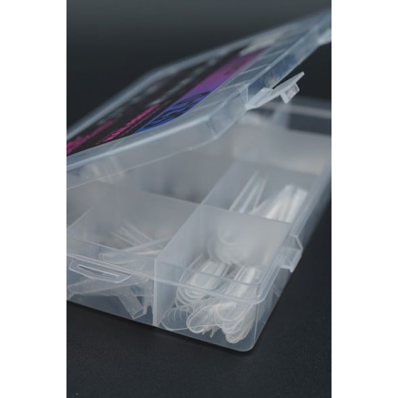 Polygel Nail Forms SET-D, 288 шт. (12 форм) - Верхні форми Designer