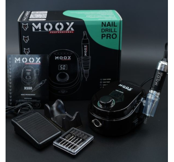 Фрезер Мокс X550 (Black) на 50 000 об./мин. и 70W. для маникюра и педикюра