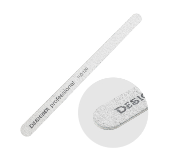 Двостороння пилка 'Крапля' (100/120 гріт.) - Nailfile Designer