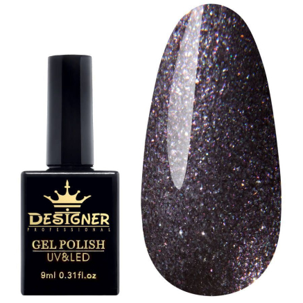 Гель-лак Designer Diamond Kingdom - M350 'Траурна сукня'