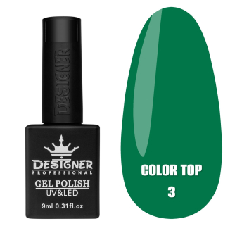 Кольорове топове покриття - Color Top 03 Designer, 9 мл. - вітражне