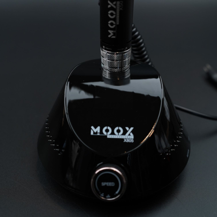 Фрезер Мокс X805 (Black) на 55 000 об/хв. та 80W. для манікюру та педикюру Фрезер Мокс X805 (Black) на 55 000 об/хв. та 80W. для манікюру та педикюру