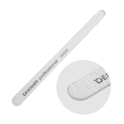 Двостороння пилка 'Крапля' (180/240 гріт.) - Nailfile Designer