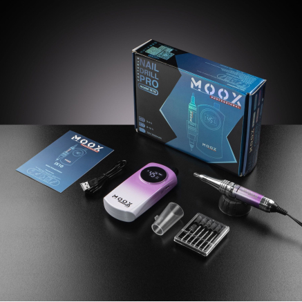 Фрезер Мокс IX10 (Gradient Purple) на акуммуляторі 45 000 об/хв. та 35 W. для манікюру та педикюру Фрезер Мокс IX10 (Gradient Purple) на акуммуляторі 45 000 об/хв. та 35 W. для манікюру та педикюру