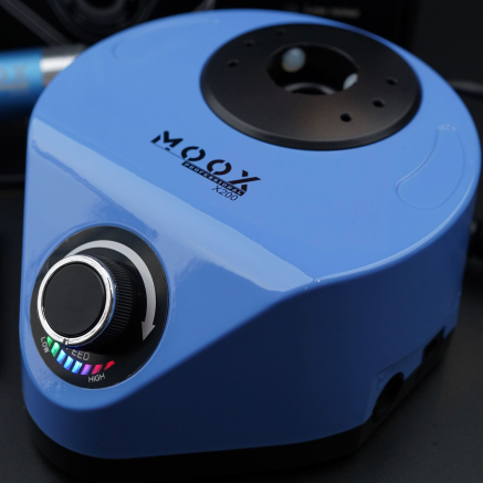 Фрезер Мокс X200 (Sky blue) на 50 000 об/хв. та 70W. для манікюру та педикюру Фрезер Мокс X200 (Sky blue) на 50 000 об/хв. та 70W. для манікюру та педикюру