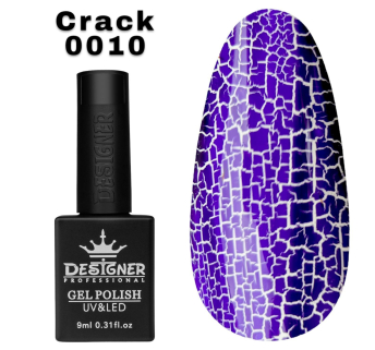 Гель лак Crack effect 010 Designer (9мл.) - з ефектом Кракелюра (утворює декоративні тріщини)