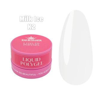Жидкий полигель (30 мл., в банке) Designer К2 Milk Ice