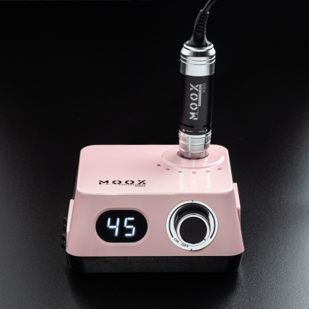 Фрезер Мокс X503 (Pink) на 45 000 об/хв. та 70W. для манікюру та педикюру Фрезер Мокс X503 (Pink) на 45 000 об/хв. та 70W. для манікюру та педикюру