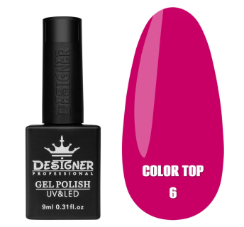 Кольорове топове покриття - Color Top 06 Designer, 9 мл. - вітражне