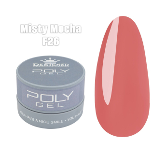 Полигель (30 мл., в банке) Designer F26 Misty Mocha