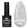 Гель лак Dragon fruit 511 Designer (9мол) - з чорно-білими крапками